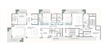  4 BHK Apartment at Paras Quartier The Iconic Tower, Gwal Pahari – for Rent