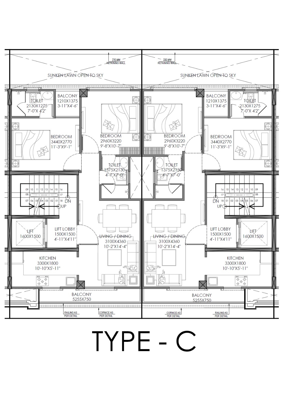 2 BHK 1121 Sq. Ft. Ind Floor in Paras The Florett Enqlave