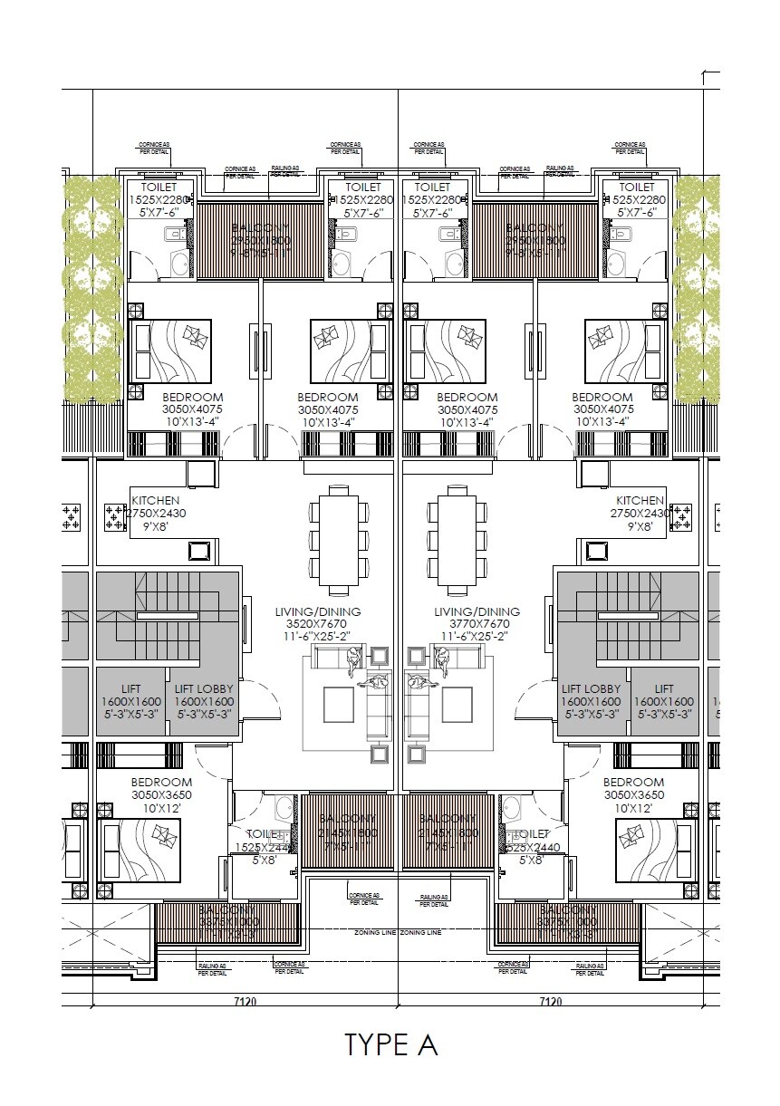 Other, paras-the-florett-enqlave 3 Bedroom 1750 Sq.Ft. Apartment In Sector 59 Gurgaon 9543704