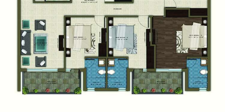pareena coban residences apartment 4 bhk 2352sqft 20244624114632