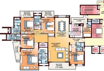  5 BHK Apartment at Parsvnath Exotica, Sector 53 – for Sale