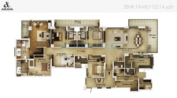  5 BHK Apartment at Pioneer Park Araya, Sector 62 – for Rent