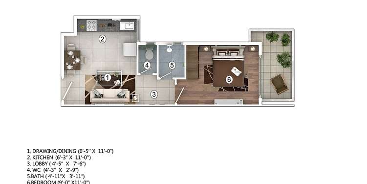 pivotal paradise apartment 1 bhk 303sqft 20240127170115