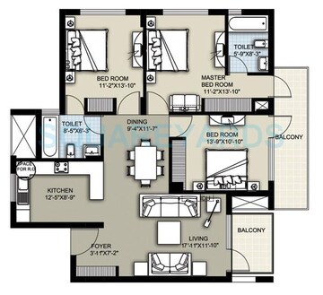  3 BHK Apartment at Raheja Atharva, Sector 109 – for Sale