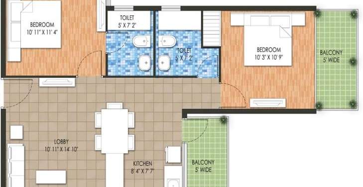 raheja krishna housing scheme apartment 2bhk 630sqft 20200601120626