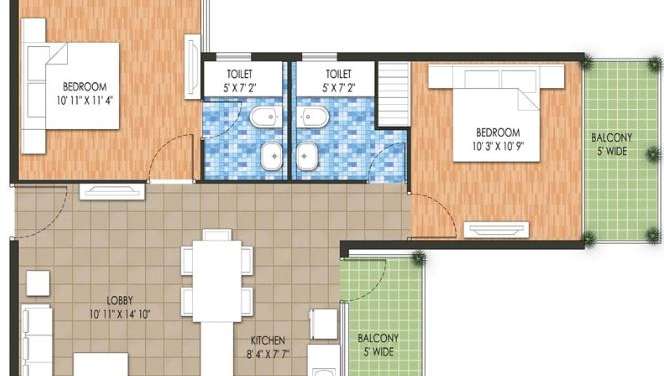 raheja krishna housing scheme apartment 2bhk 640sqft 20200501120544