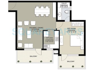 1 BHK Apartment For Resale in Raheja Navodaya Sector 95 Gurgaon  7164822