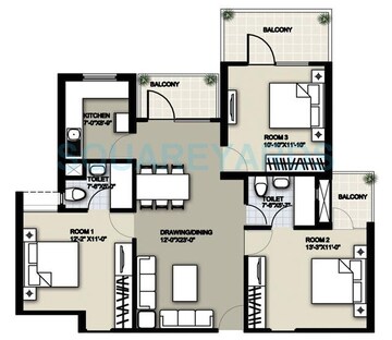  3 BHK Apartment at Raheja Sampada, Sector 92 – for Sale