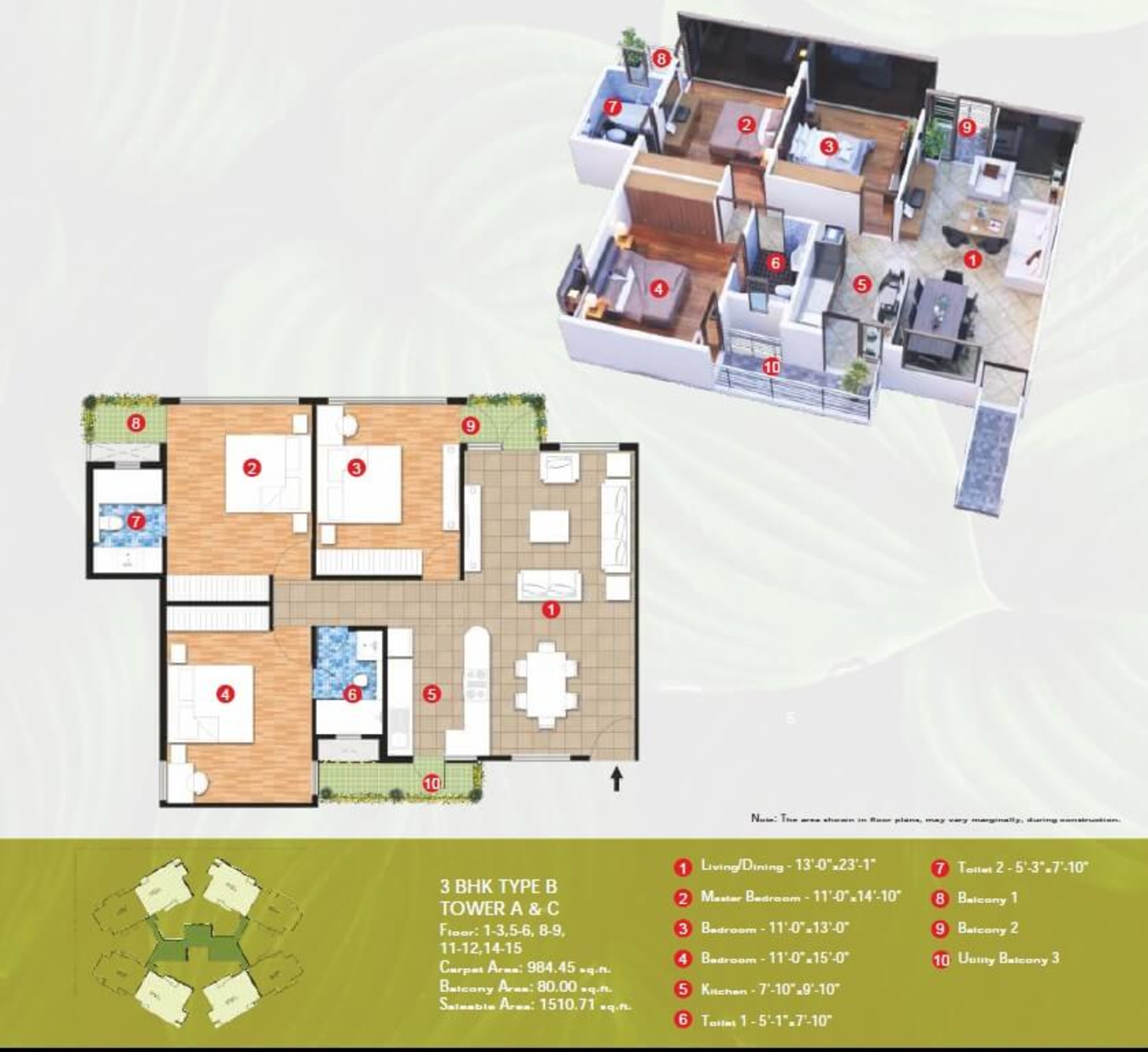 raheja vanya apartment 3bhk 1510sqft 1