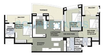  3 BHK Apartment at Raheja Vedaanta, Sector 108 – for Sale