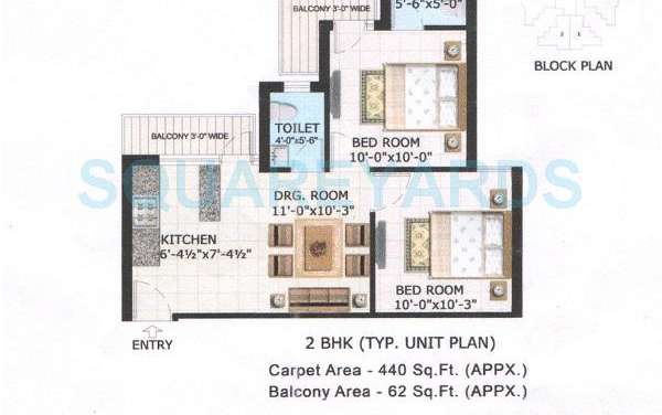 ramada affordable home apartment 2bhk 512sqft 1