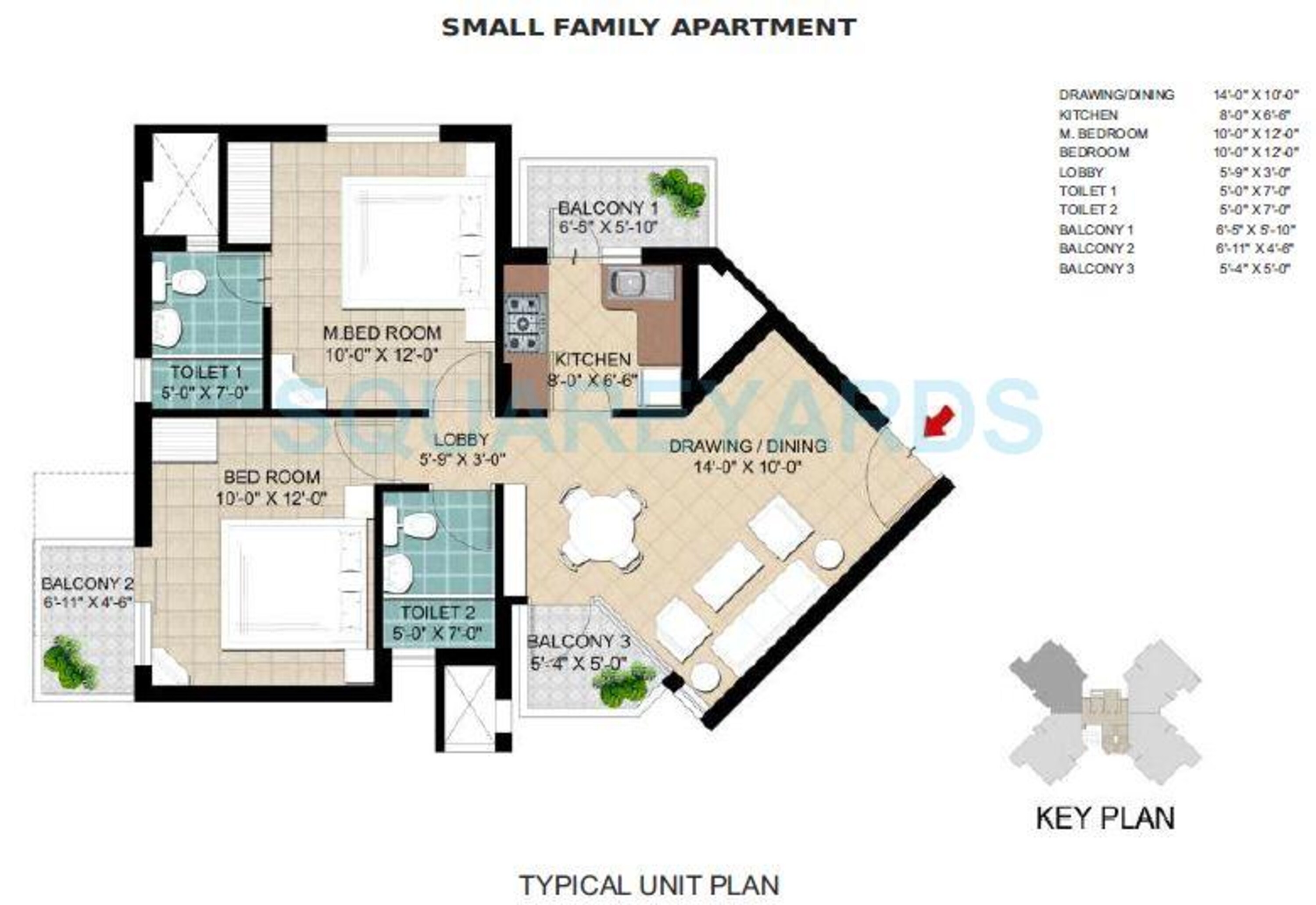 ramprastha awho apartment 2bhk 900sqft 1