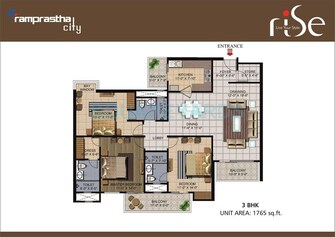 3 BHK Apartment For Resale in Ramprastha City Rise Sector 37d Gurgaon  7693958