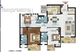 3 BHK Apartment For Resale in Ramprastha Skyz Sector 37d Gurgaon  7693802