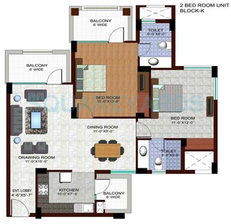 2 BHK Apartment For Resale in Ramprastha City The Edge Towers Sector 37d Gurgaon  8061049