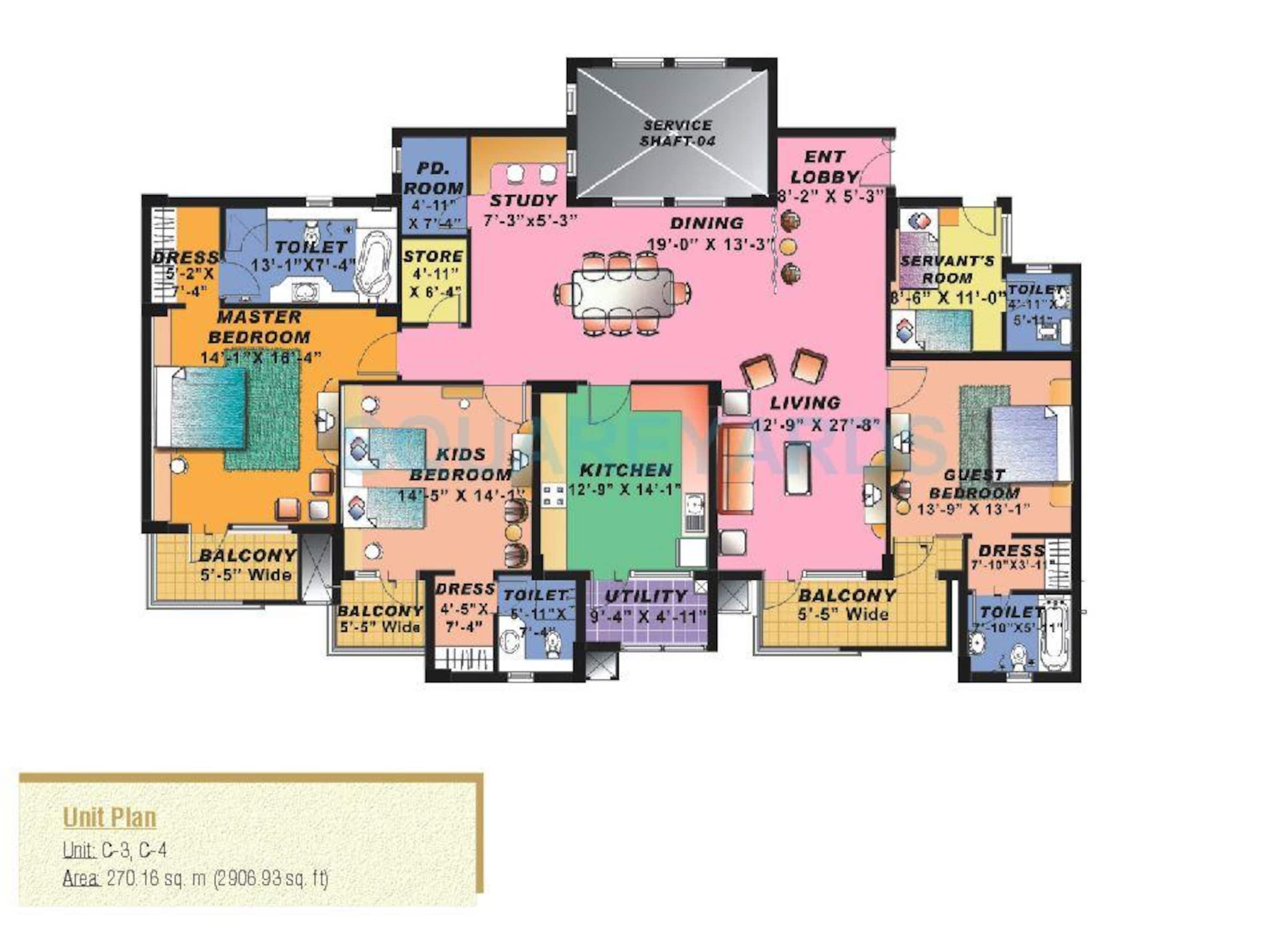 sahara grace gurgaon apartment 3bhk st sq 2907sqft 1