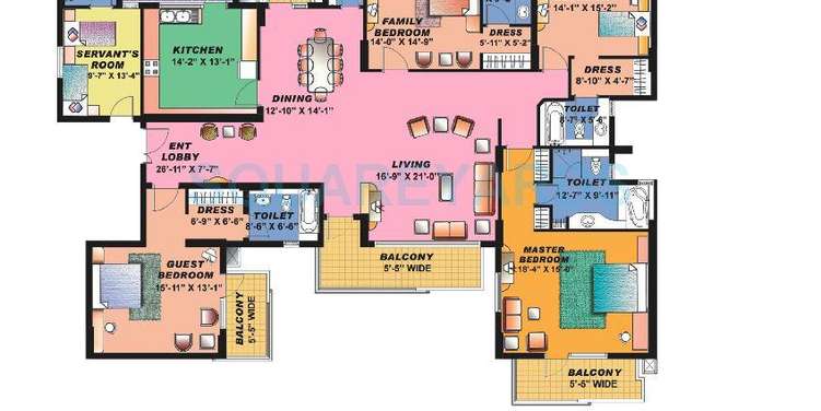 sahara grace gurgaon apartment 4bhk sq 3605sqft 1