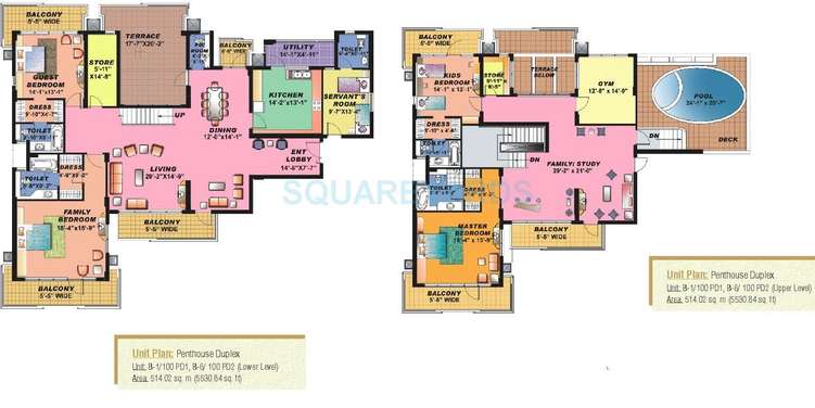 sahara grace gurgaon penthouse 4bhk sq 5531sqft 1