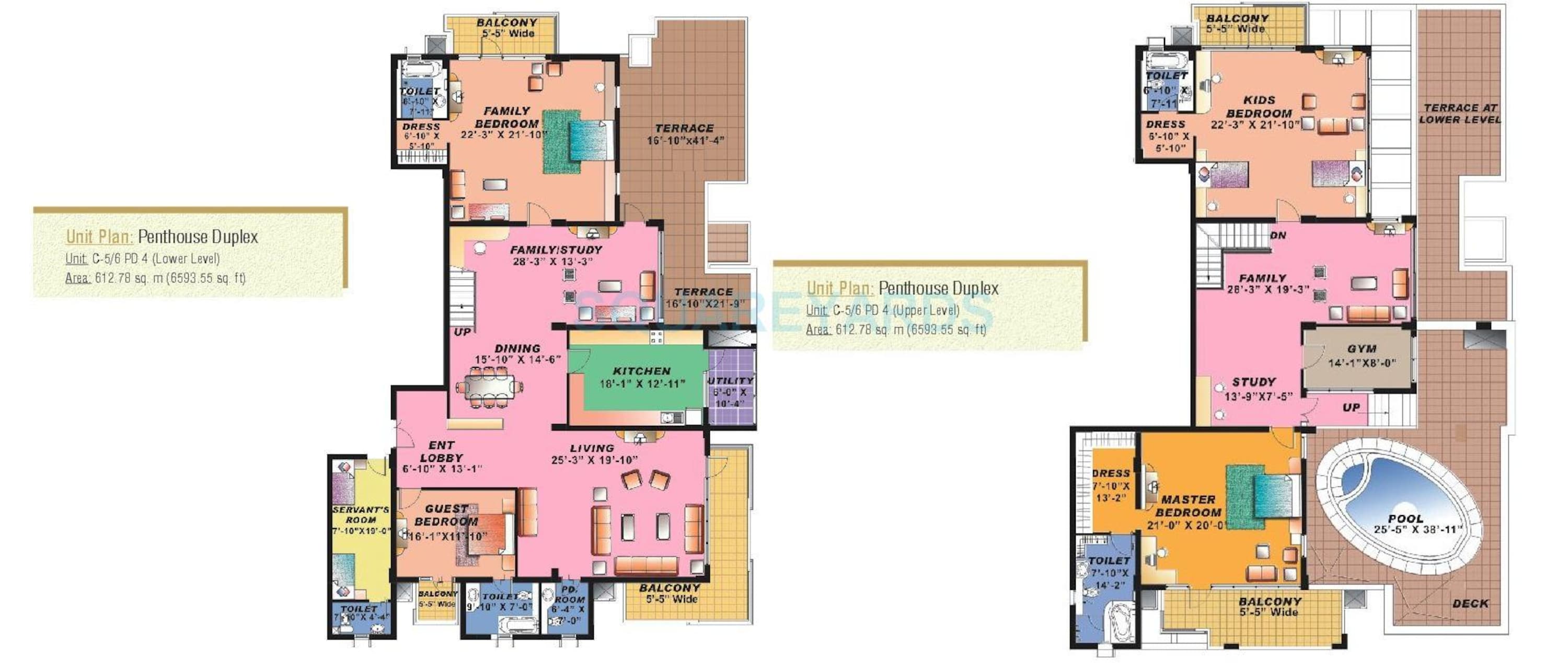 sahara grace gurgaon penthouse 4bhk sq 6594sqft 1