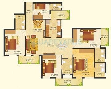  4 BHK Apartment at Sare Crescent Parc Royal Greens Phase II, Meoka – for Sale