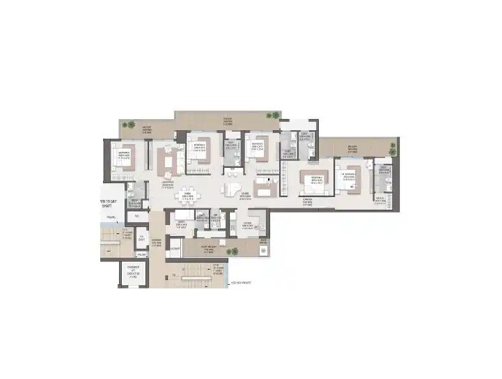 5 BHK 3463 Sq. Ft. Apartment