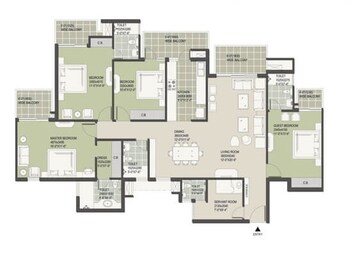  4 BHK Apartment at Satya The Hermitage, Sector 103 – for Sale