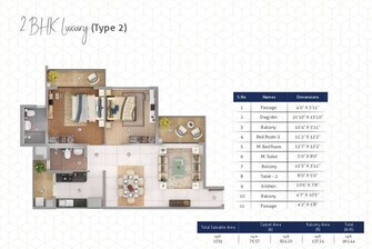 2 BHK Apartment For Resale in Shapoorji Pallonji Joyville Gurgaon Sector 102 Gurgaon  8033239