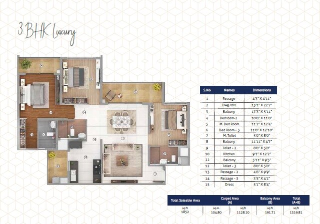 Other, shapoorji-pallonji-joyville-phase-3 3 Bedroom 1852 Sq.Ft. Apartment In Sector 102 Gurgaon 9500027