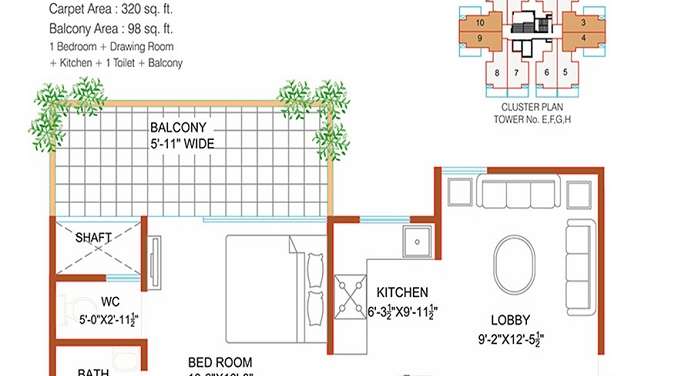 shree vardhman green court apartment 1 bhk 320sqft 20213321163355