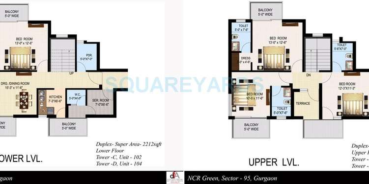 sidhartha ncr green apartments duplex apartment 4bhk 2212sqft 1