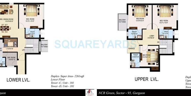 sidhartha ncr green apartments duplex apartment 4bhk 2261sqft 1