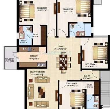 sidhartha ncr green floors independent floor 4bhk 2230sqft 1