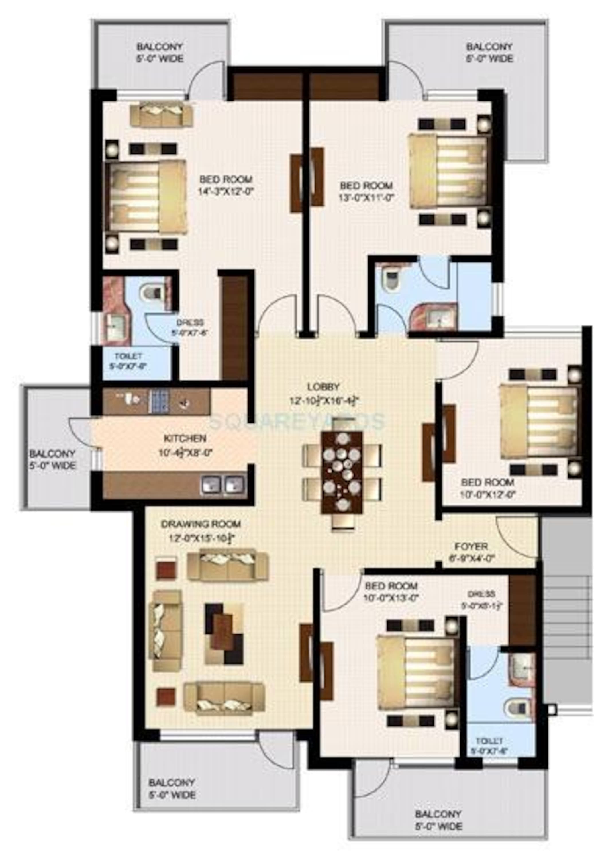 sidhartha ncr green floors independent floor 4bhk 2230sqft 1