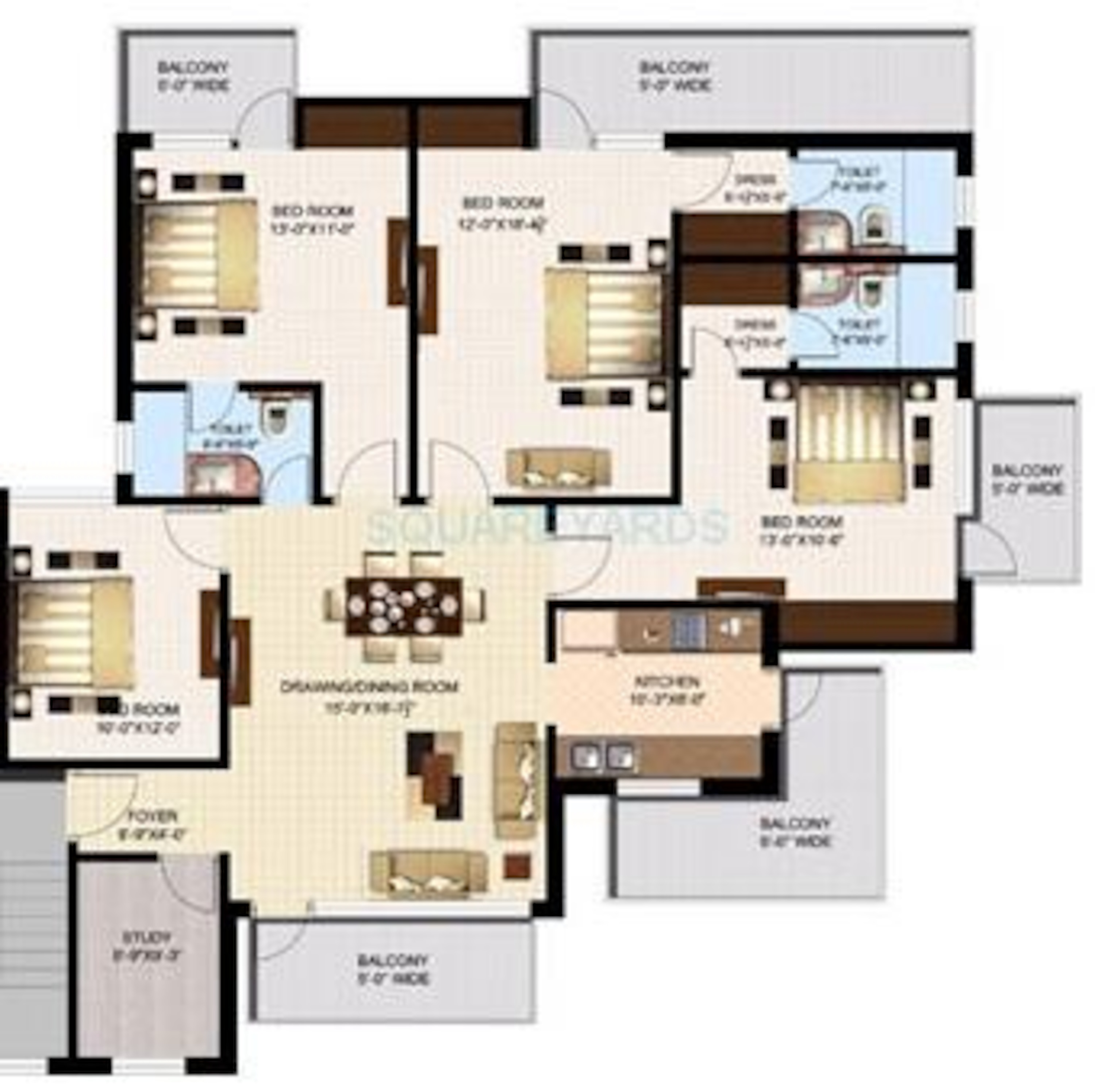 sidhartha ncr green floors independent floor 4bhk 2330sqft 1