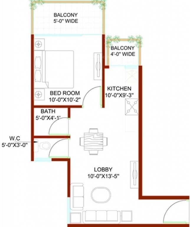 Other, signature-global-andour-height 1 Bedroom 366 Sq.Ft. Apartment In Sector 73 Gurgaon 7931058