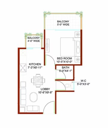  1 BHK Apartment at Signature Global Andour Height, Sector 71 – for Rent
