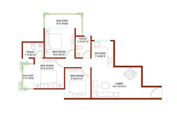  2 BHK Apartment at Signature Global Andour Height, Sector 71 – for Rent