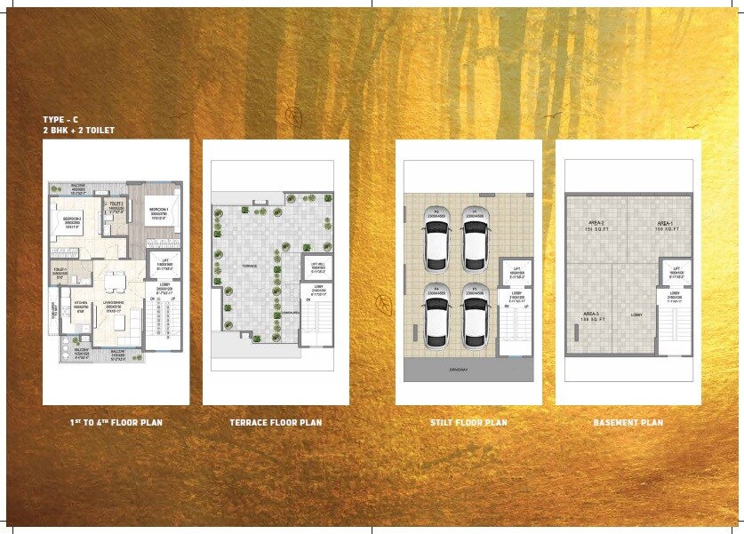 2 BHK 1055 Sq. Ft. Apartment