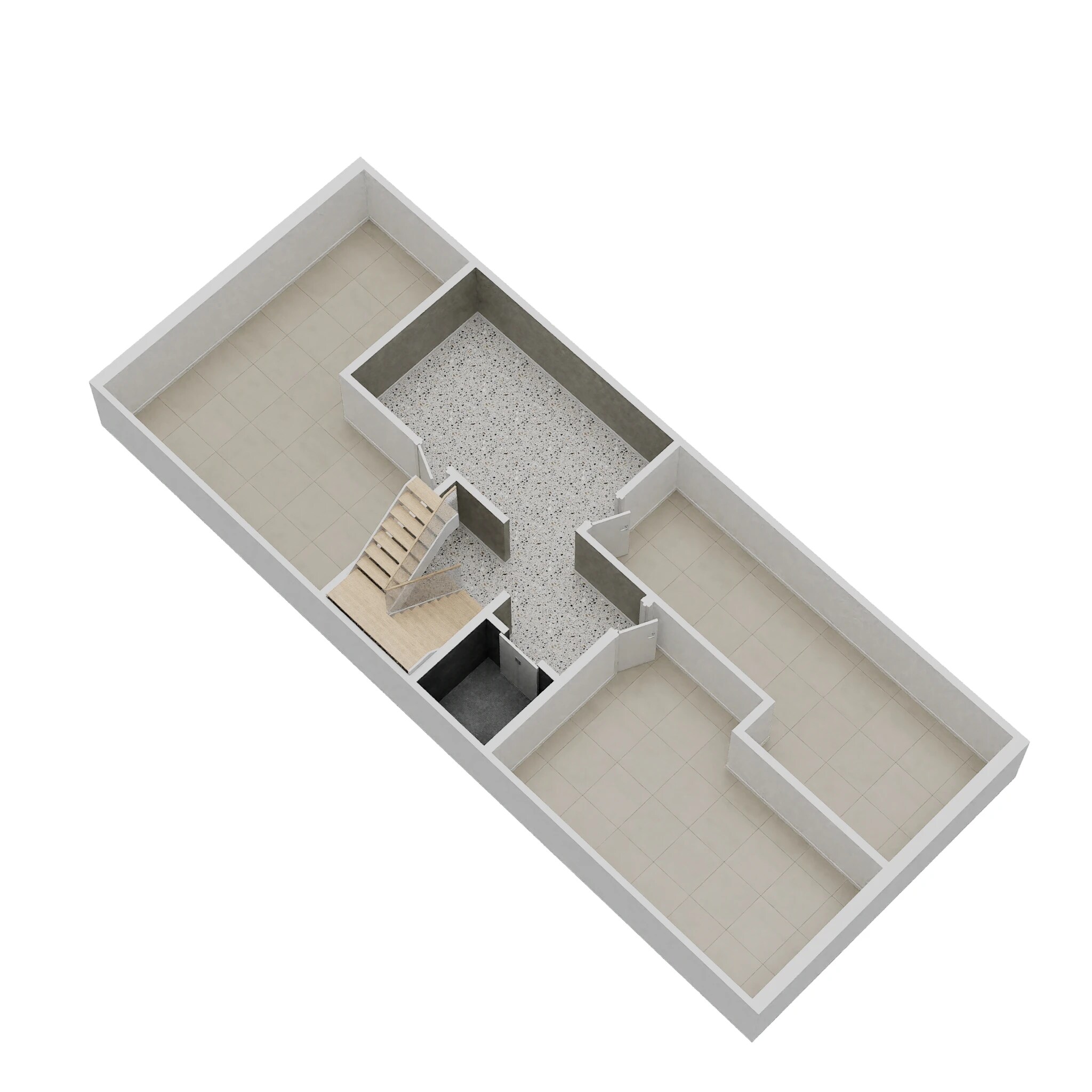 Floor plan of 3 BHK 1387 Sq. Ft. Ind Floor in Signature Global City 81, Gurgaon