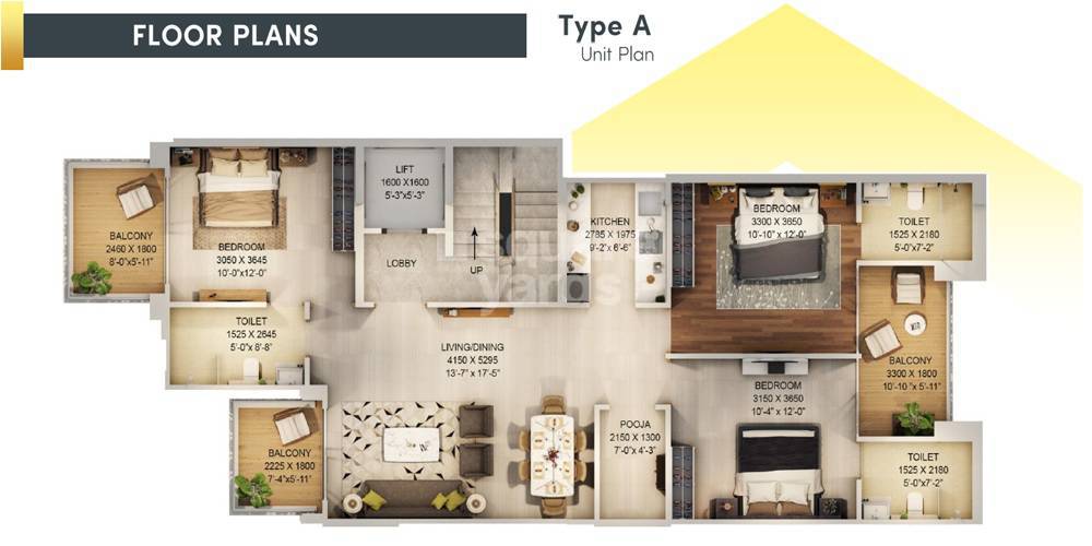 Other, signature-global-city 3 Bedroom 1250 Sq.Ft. Apartment In Sector 37d Gurgaon 9300477