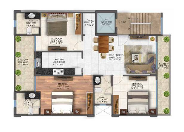 Other, signature-global-city 3 Bedroom 1470 Sq.Ft. Apartment In Sector 37d Gurgaon 8850607