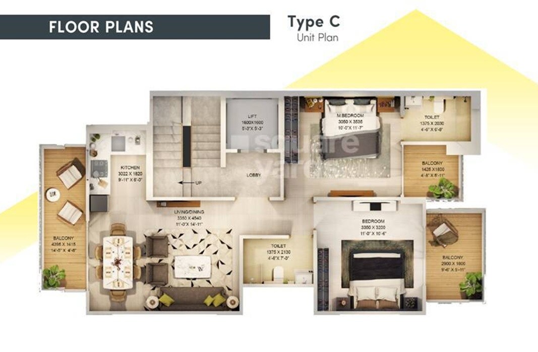  2 BHK Apartment at Signature Global City, Sector 37d – for Rent
