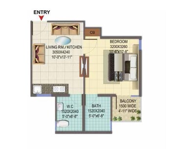  1 BHK Apartment at Signature Global Solera 2, Sector 107 – for Sale