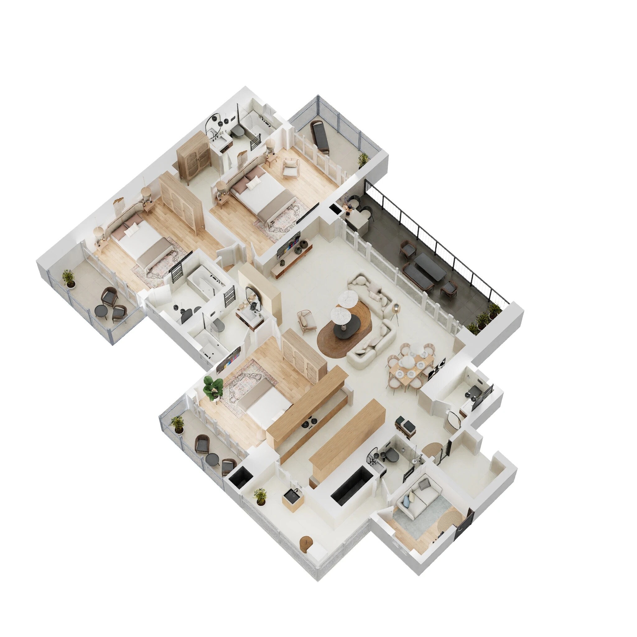 3 BHK 2780 Sq. Ft. Apartment