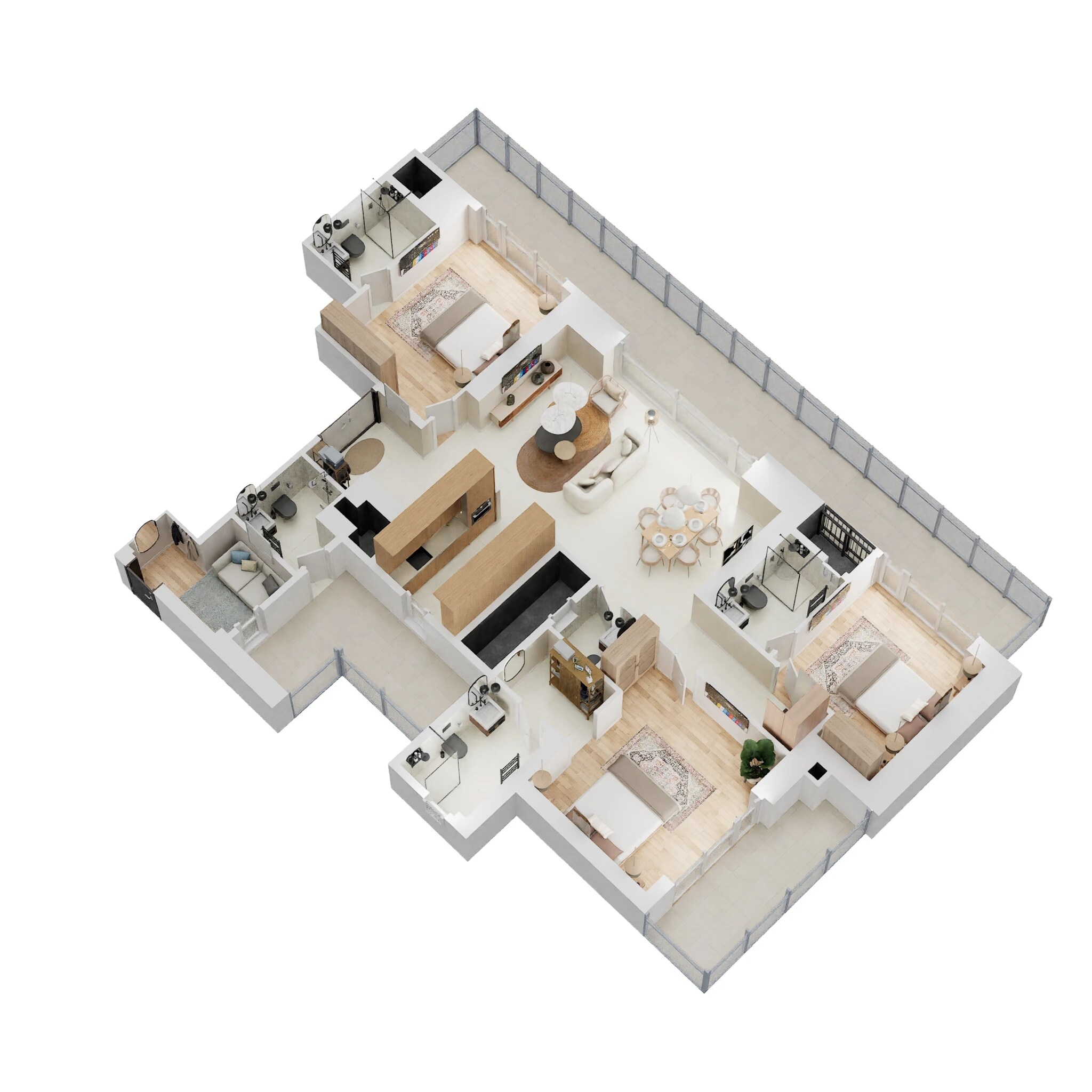 3 BHK 2650 Sq. Ft. Apartment