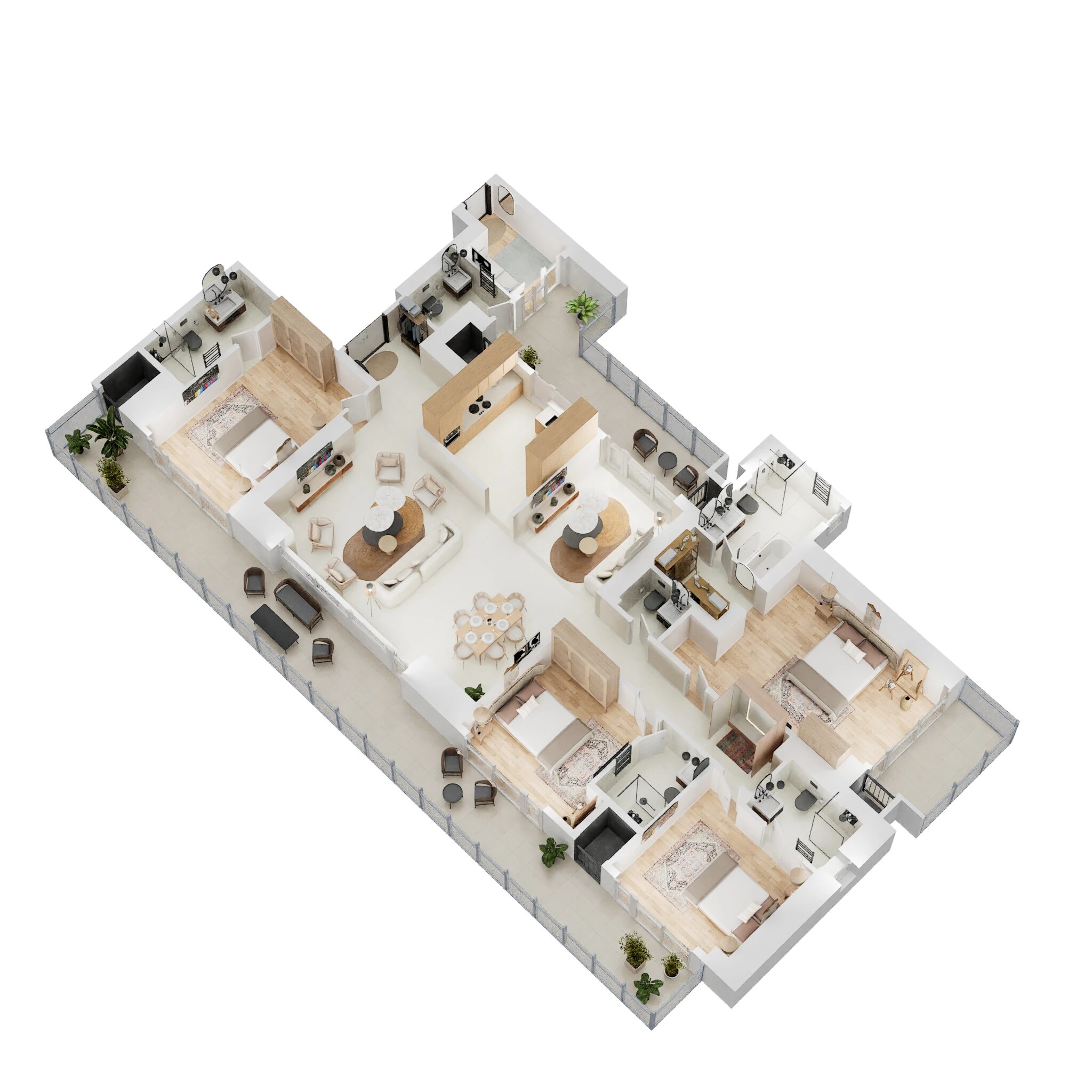 4 BHK 3785 Sq. Ft. Apartment