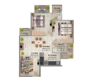  2 BHK Apartment at Signature The Millennia 3, Sector 37d – for Rent