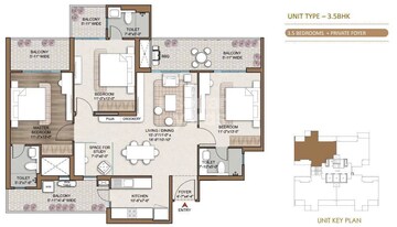  3 BHK Apartment at Smart World One DXP, Sector 113 – for Sale