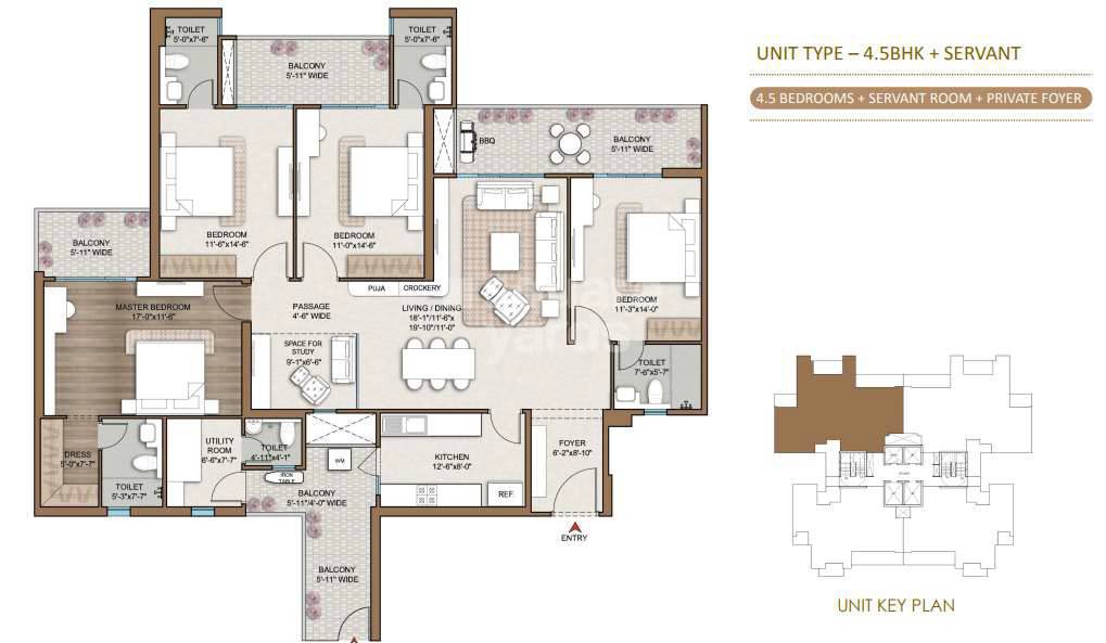 Other, smart-world-one-dxp 4 Bedroom 2598 Sq.Ft. Apartment In Sector 113 Gurgaon 9101771