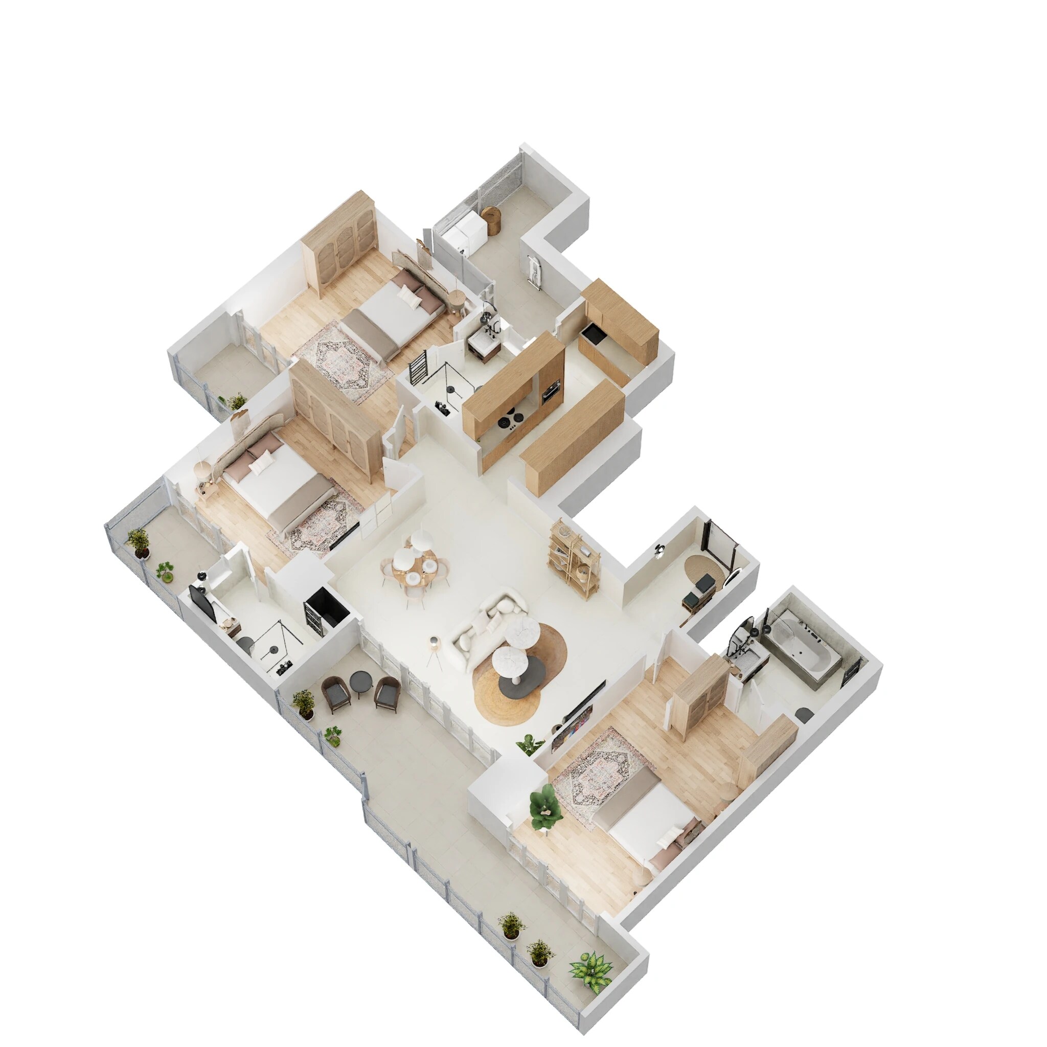 3 BHK 2355 Sq. Ft. Apartment